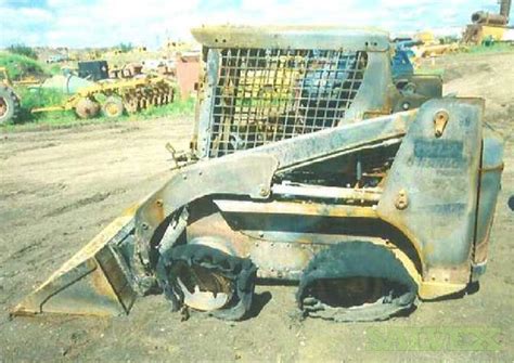 skid loader parts salvage|damaged skid steer for sale.